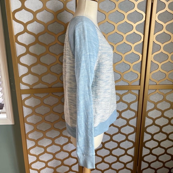 Light Blue Raglan Style Sweatshirt - Picture 4 of 11